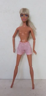 Barbie Fashion Dolls Clothes / Outfit - Pink Toweling Wrap and Shortie Pyjamas