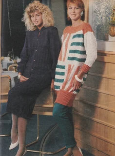 Knitting Value - April 1986 - Hand and Machine Knitting Patterns - Crafts