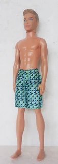 Ken Barbie Male Fashion Doll - Ken Water Play Summer Beach Doll - 2015