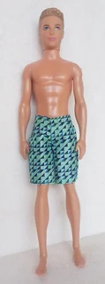 Ken Barbie Male Fashion Doll - Ken Water Play Summer Beach Doll - 2015