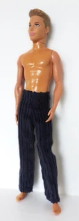 Ken Barbie Male Fashion Doll Clothes - Shirt, Waistcoat and Long Pants