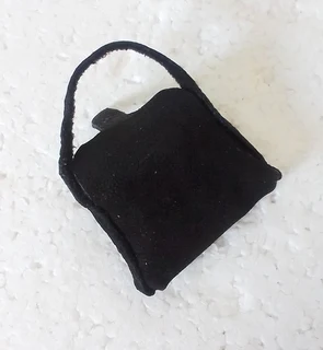 Barbie Fashion Dolls Clothes - Knitted Top, Long Pants, Leather Handbag, Crochet Hat and Earrings