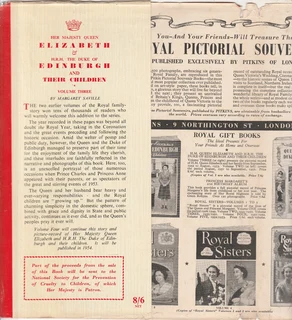 Her Majesty Queen Elizabeth H.R.H. The Duke of Edinburgh and Their Children - Vol 3 - 1953 - PITKINS