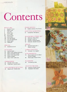 Threads &amp; Crafts - No 61 - Craft Magazine - Crafts