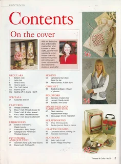 Threads &amp; Crafts - No 59 - Craft Magazine - Crafts