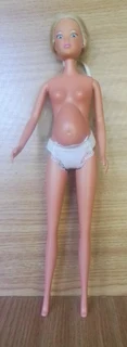 Barbie, Steffi Love Expectant Fashion Dolls Clothes - Pink Maternity Dress and Panties