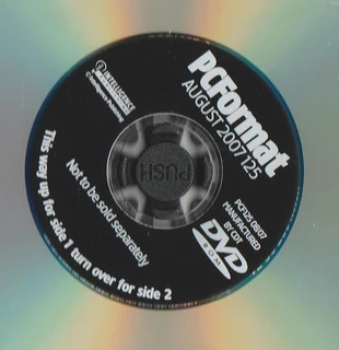 PC FORMAT - DVD Double-sided - August 2007 - Issue 125 - Gaming and Computing.