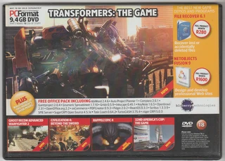 Pc Format - Dvd Double-sided - September 2007 - Issue 126 - Gaming And Computing