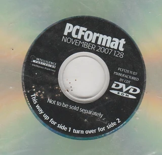 Pc Format - Dvd-rom Double-sided - November 2007 - Issue 128 - Gaming And Computing.