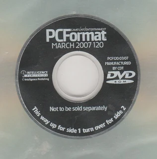 Pc Format - Dvd-rom Double-sided - March 2007 - Issue 120 - Gaming And Computing.