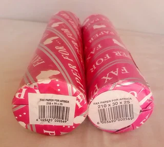 2 x Rolls FAX Machine Paper - 210 x 30 x 25