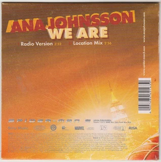 Ana Johnsson - We Are - Spiderman - CD - 2004