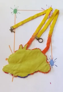 Chinese Dragon Scale Head Beaded Necklace