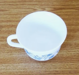 Vintage 1970&#39;s Blue Onion / Old Town Blue Pattern Design Tea Cup - ACROPAL France - 3 Available.