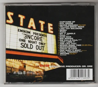 EMINEM - ENCORE - Explicit Content - CD - 2004