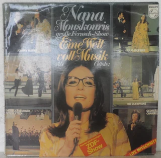Nana Mouskouris - Grobe Fernseih - Show - Eine Welt Voll Musik - Vinyl LP - 1977