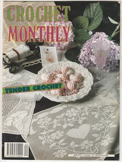 Crochet Monthly - Number 136 - 1990 - Crochet Magazine - Crafts