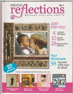 Creative Reflections - No1 - Scrapbooking  Magazine - Crafts