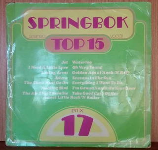 Springbok Top 15 - Vol 17 - Vinyl Lp (record) - 1974