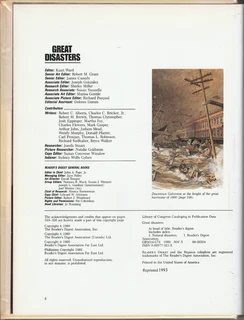 Reader's Digest - Great Disasters