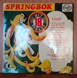 Springbok Hit Parade 18 - Vinyl Lp 18 (record) - 1974