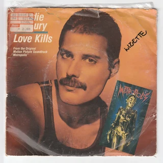 Freddy Mercury - Love Kills - 7 Single Vinyl Record - 1984