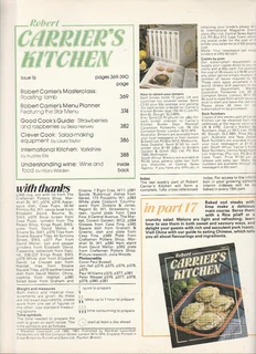 Robert Carrier's Kitchen - Part 16 - 1981 - Cookbook