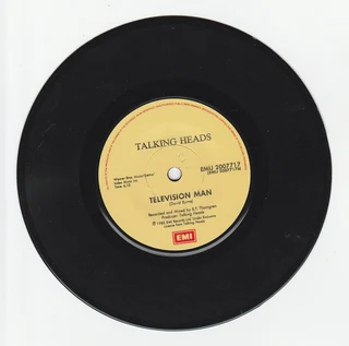 TALKING HEADS - Television Man and Road to Nowhere - 7 Single - Vinyl Record - 1985