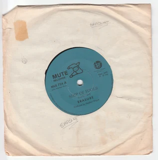 Erasure - When I Needed You And Ship Of Fools - 7 Single - Vinyl Record - 1988