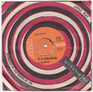 ELVIS PRESLEY - 2 x 7 Singles - Vinyl Records