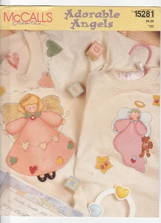 McCall's - Adorable Angels - Pattern No. 15281 - Applique Patterns - Crafts