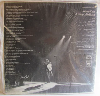 Johnny Cash - A Thing Called Love - Vinyl LP (Record) - 1972