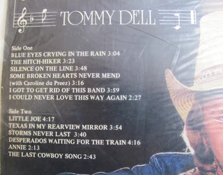 Tommy Dell - Words and Music - Vinyl LP (Record) - 1981