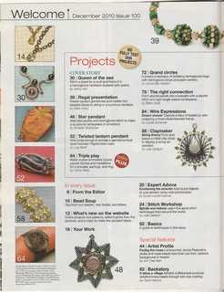 BEAD &amp; BUTTON - December 2010 - Issue 100 - Beading Magazine - Discontinued
