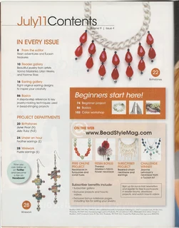 BEAD STYLE - Vol 9 - Issue 4 - July 2011 -Beading Magazine - Crafts
