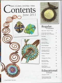 BEAD UNIQUE - June 2011 - 7th Anniversary Issue - Beading Magazine - Crafts