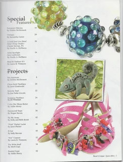 BEAD UNIQUE - June 2011 - 7th Anniversary Issue - Beading Magazine - Crafts