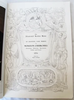 Winston Churchill - The Greatest Figure of Our Time - The Illustrated London News - 1954