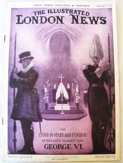 The Illustrated London News -  King George VI - His Late Majesty - No 5888 - 23rd February 1952
