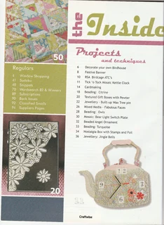 CRAFTWISE - November / December 2011 - Craft Magazine - Crafts