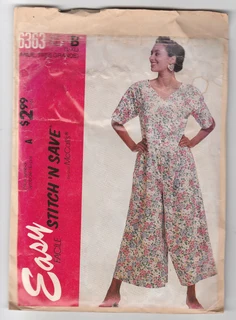 EASY Stitch & Save - Split Skirt Dress - No 6363 - Sewing Pattern - Crafts