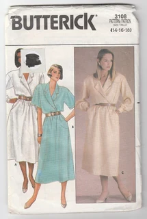 Butterick - No 3108 - Dress Pattern - Sewing Pattern - Crafts