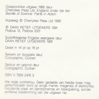 Plante in Aksie by Robin Kerrod