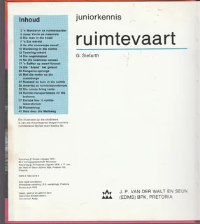 RUIMTEVAART - SIEFARTH