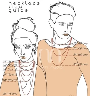 Beaded Necktie Necklace - Men and Women