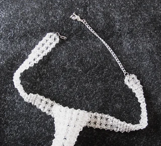 Beaded Necktie Necklace - Men and Women