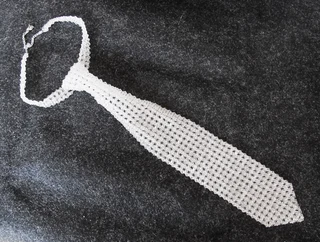 Beaded Necktie Necklace - Men and Women