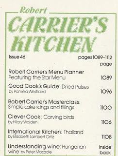 Robert Carrier&#39;s Kitchen - Part 46 - 1981 - Cookbook