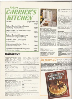 Robert Carrier&#39;s Kitchen - Part 46 - 1981 - Cookbook