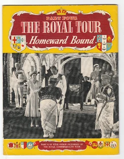 PART 4 - The Royal Tour - Homeward Bound - 1954 - PITKINS